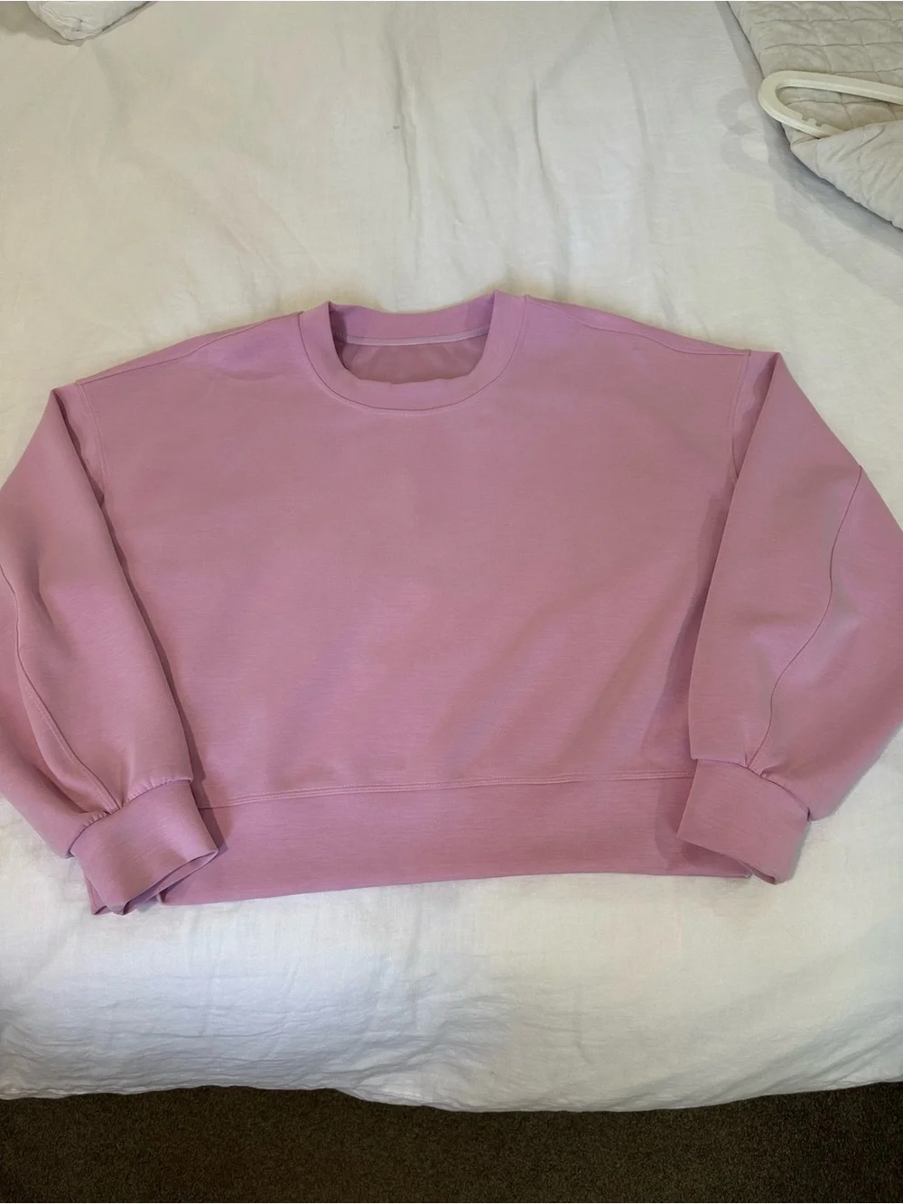 Lululemon Softstreme Perfectly Oversized Cropped Crew Size 8